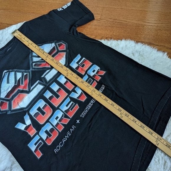 Rocawear X Transformers Men's Crew Neck Short Sleeve T-shirt M Black - Picture 6 of 8